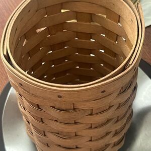 Longaberger Handcrafted Brown Basket: Firm Price
